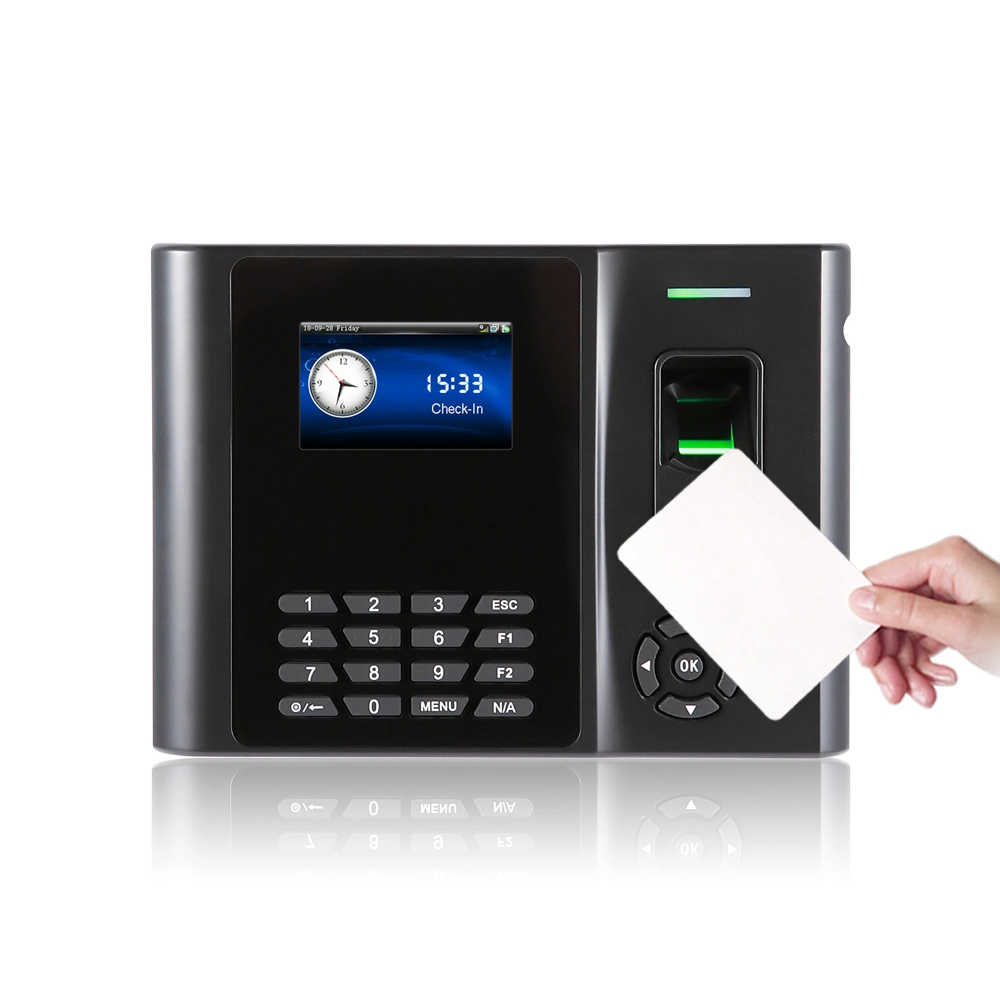 (GT200/ID) 125kHz ID Card &amp; Fingerprint Time Attendance Machine with Backup Li Battery