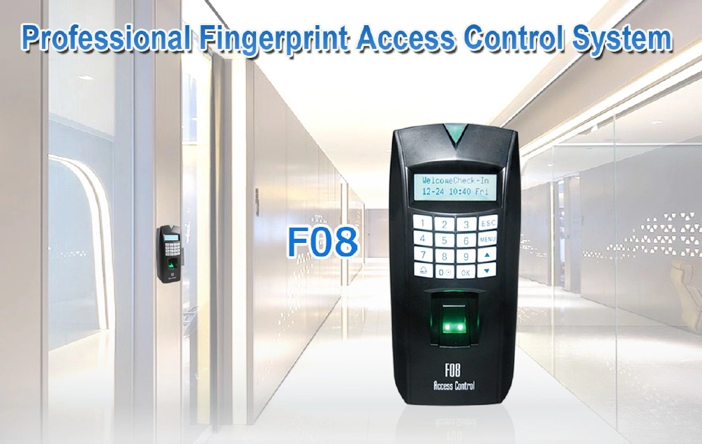 (Model F08) Biometric Fingerprint Time Attendance &amp; Access Control Device