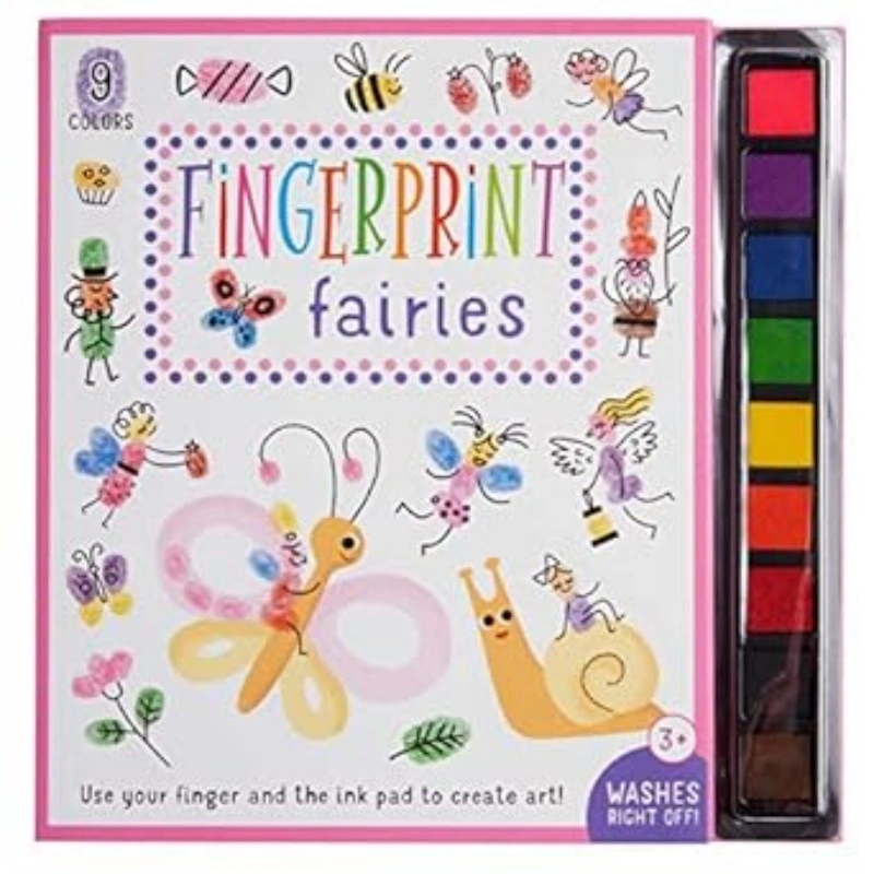 Fingerprint Fairies Painting Activity Craft Books for Children