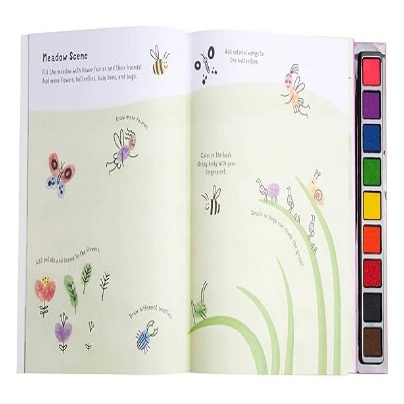 Fingerprint Fairies Painting Activity Craft Books for Children