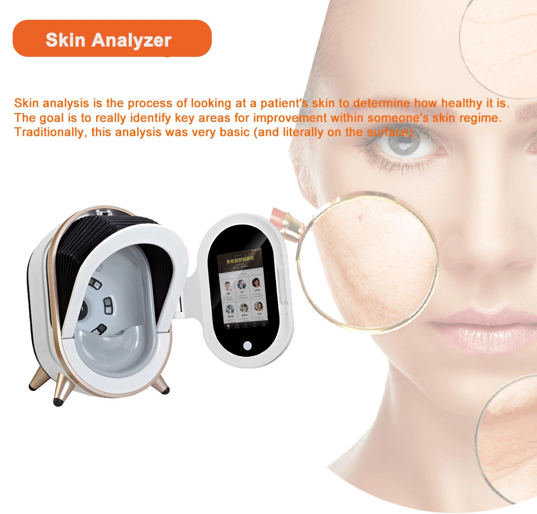 Ai Intelligent Recognition 48 Million Pixels 12 Spectrum Skin Analysis Facial Analyzer
