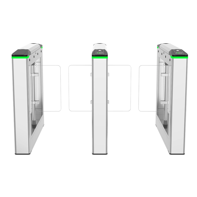 Automatic Steel Electronic Turnstile Secure Facial Recognition Waterproof Swing Barrier Gate