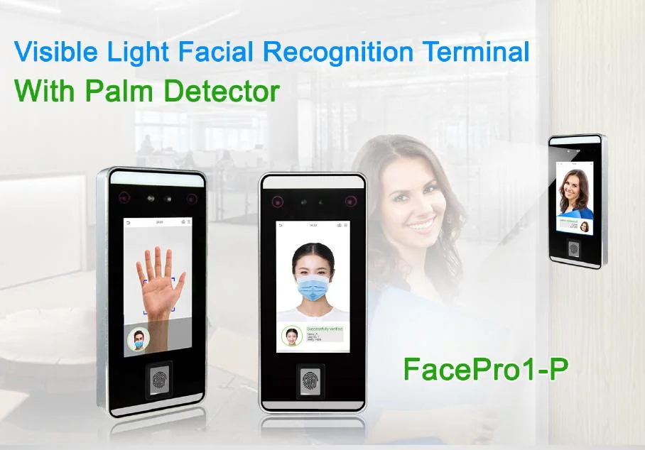 Speedface V5l Face Palm Fingerprint Recognition Time Clock with Wireless WiFi LAN