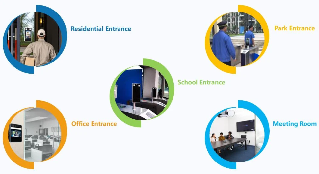 7 Inch Facial Recognition with Temperature Measuring Access Control Temperature Detection