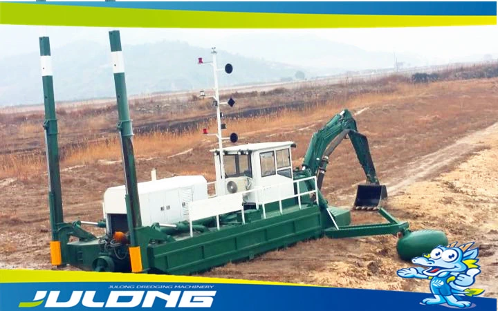 Amohibious Excavator Dredger Machine