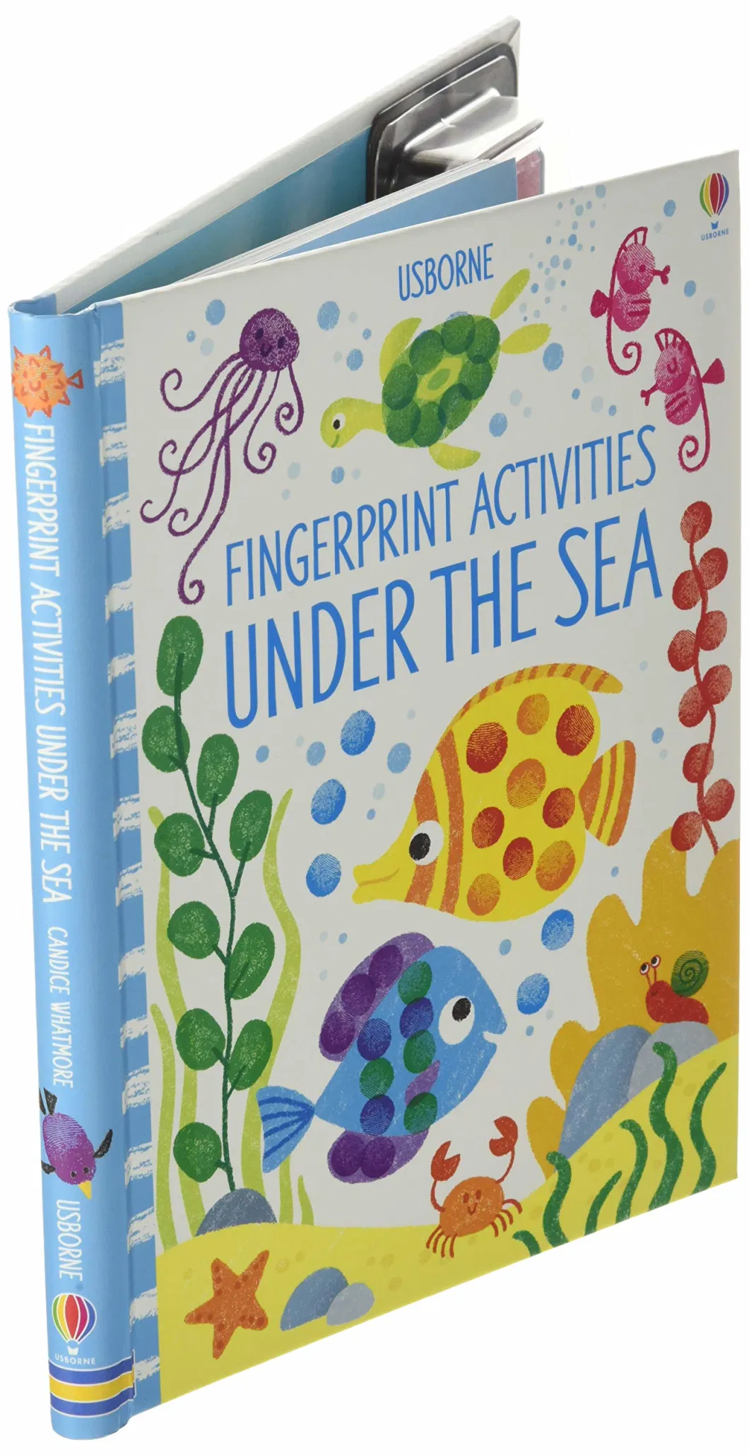 Interesting Children Fingerprint Activity Book About ABC Learning