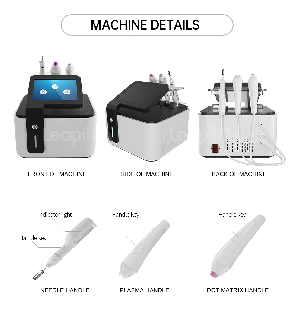 Facial Treatment 3in1 Plasma Machine for Skin Peeling Machine