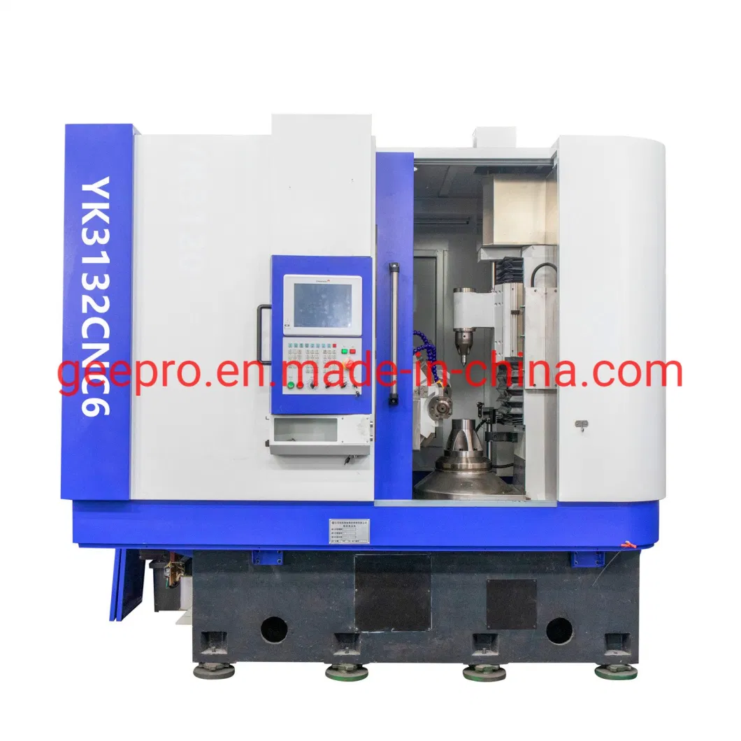 Yk3132 CNC Automation Vertical Hobbing Machine for Worm Gear Cutting