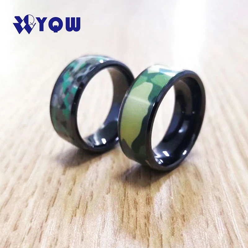 Customized Smart RFID Ceramic NFC Ring for Payment and Identification System