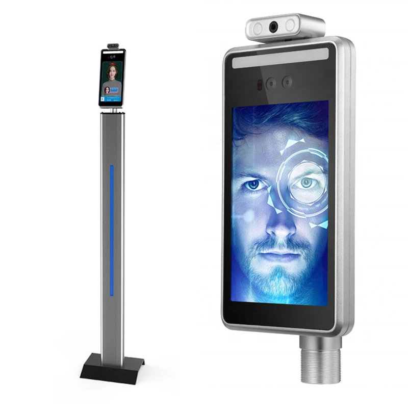 Sdk Temperature Kiosk Time Attendance Face Recognition Door Lockl Temp Measurement System