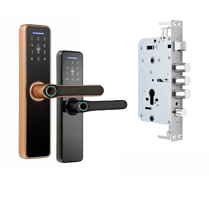 Electronic Hotel Security Keyless Combination Finger Print Door Lock