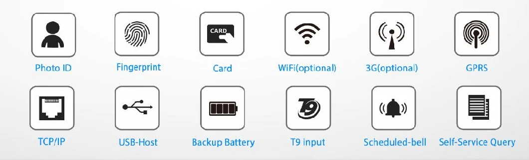 Biometric Fingerprint Time and Attendance System and RFID Card Reader