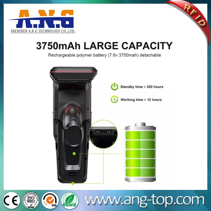 Android 10.0 PDA RFID UHF Reader Handheld POS Terminal Industrial Grade Rugged Barcode Scanner