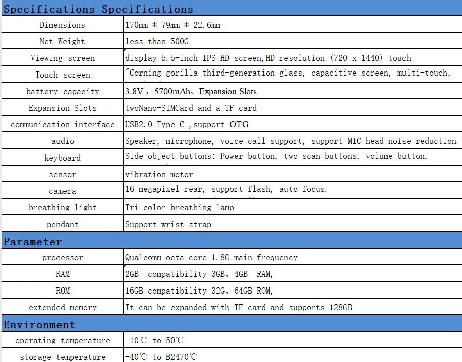 Scanning and printing all in one 4G Android handheld terminal warehouse portable self-adhesive label PDA 1D 2D barcode scanning PDA machine