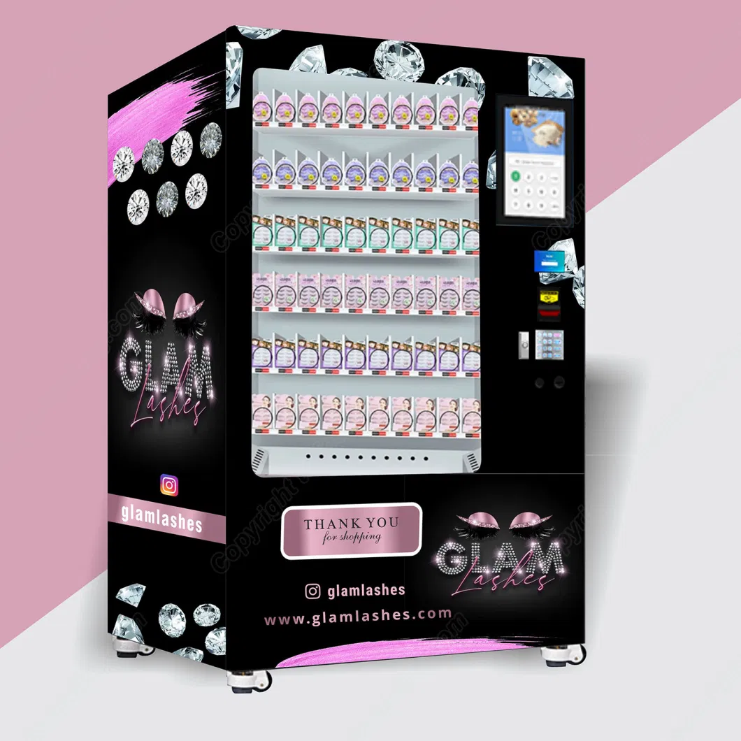 Focusvend Cosmetics-Vending-Machine Contactless for Facial Mask Skin Care with Six Palletes