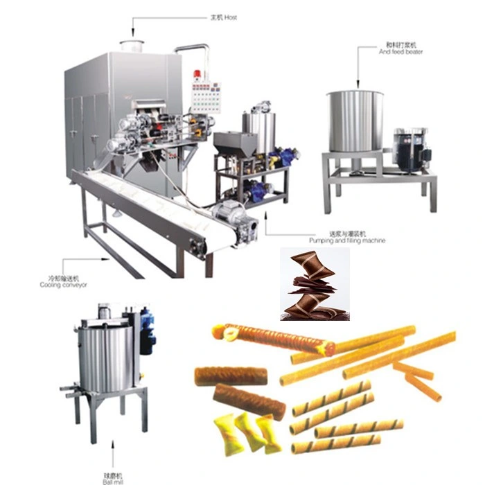 SUS304 Wafer Stick Processing Machine Production Line; Wafer Roll Making Machine