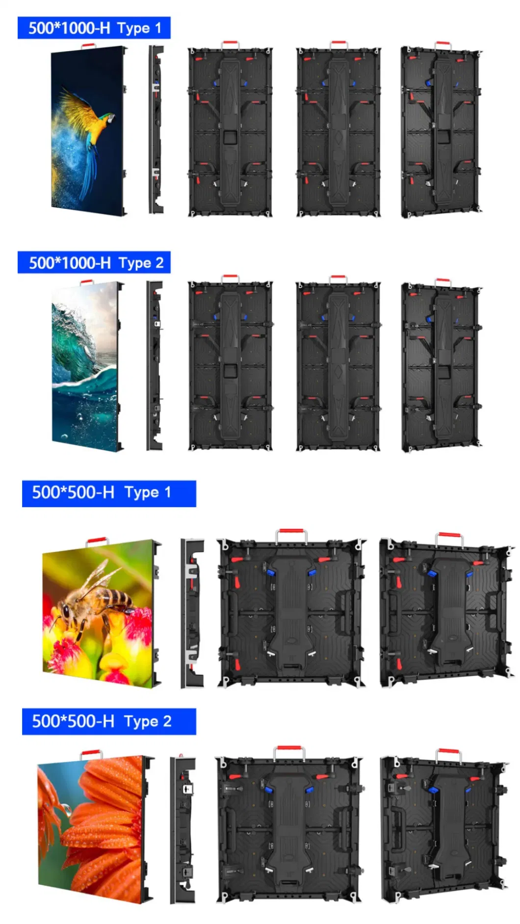 250*250mm Module Size LED Display for Live Shows