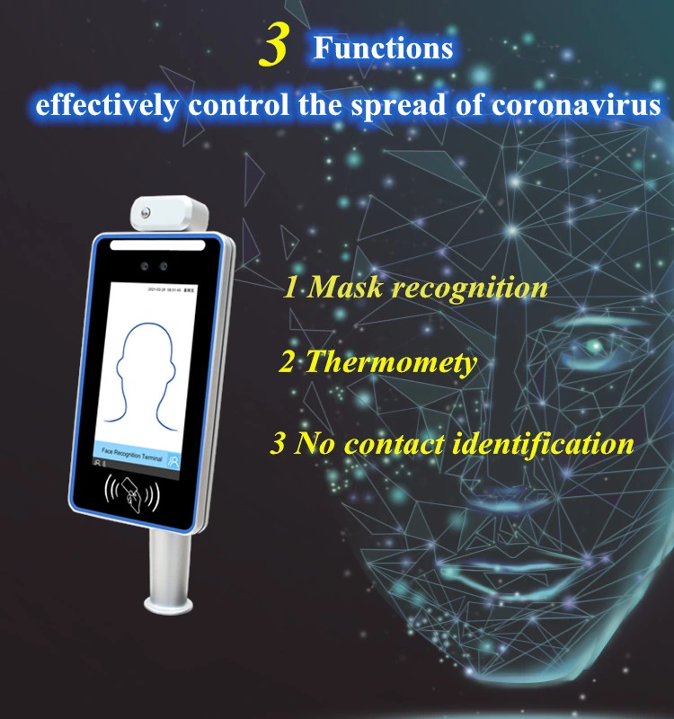 Thermal Scanner Face Recognition Temperature Detection