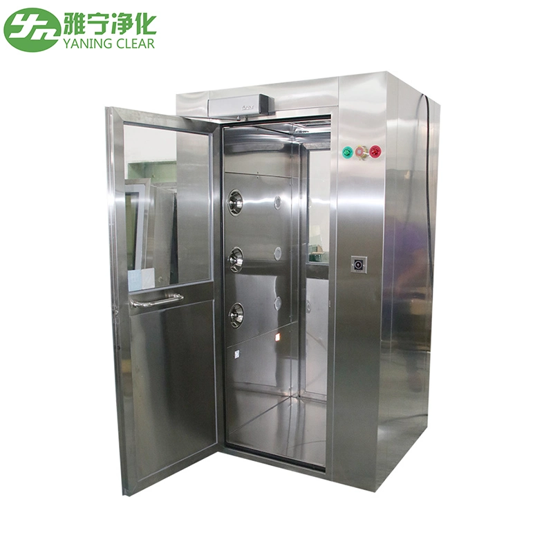 Yaning Accept OEM Customized Cleanroom Air Shower with Facial Recognition and Temperature Monitoring