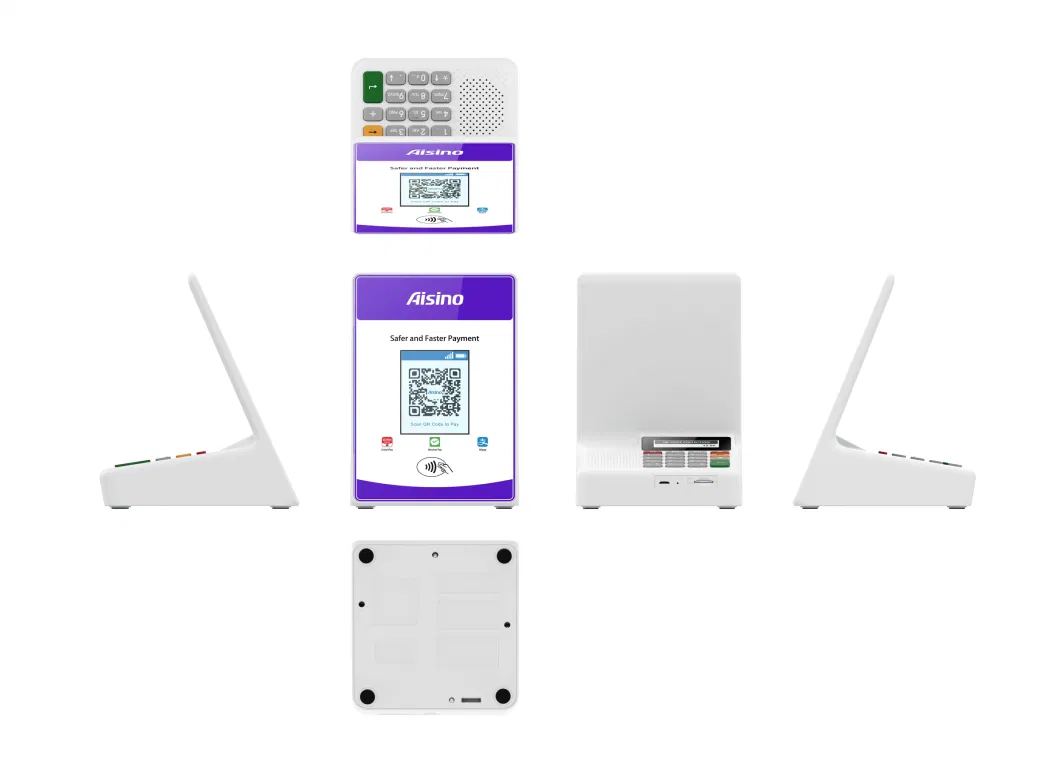 Dual Screen Qr Code Payment Soundbox Terminal with Integrated Keypad