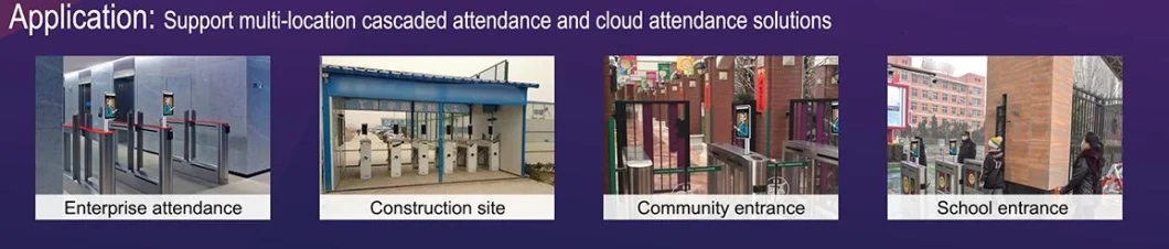 FSAN 2MP Time Attendance Face Recognition IR Network Terminal