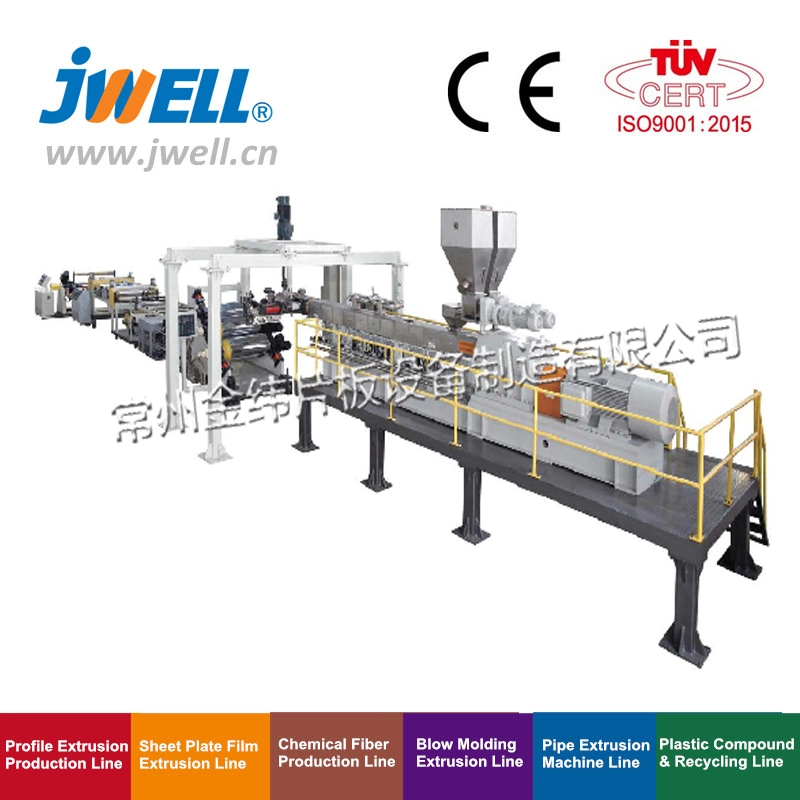 Jwell High Efficiency Pet Sheet Extrusion Machine for Facial Mask