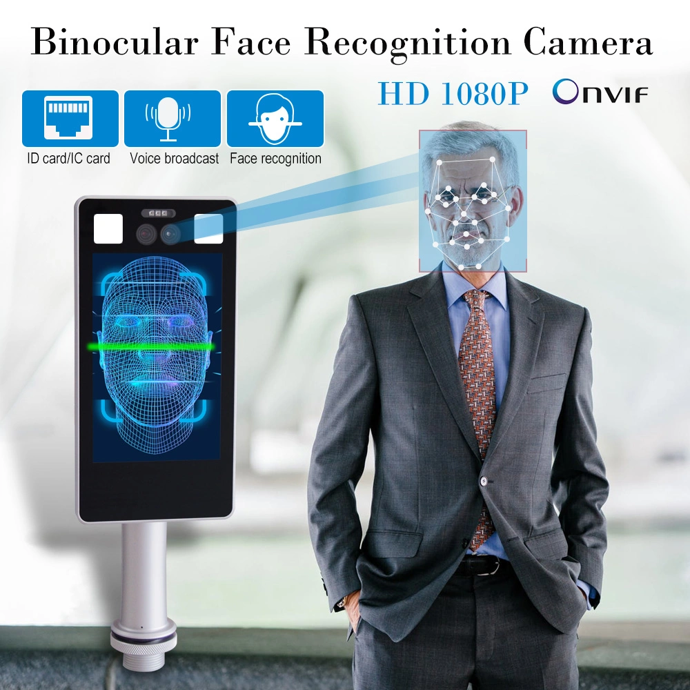 2.0MP Starlight IP Face Recognition Terminal Binocular Face Recognition Camera