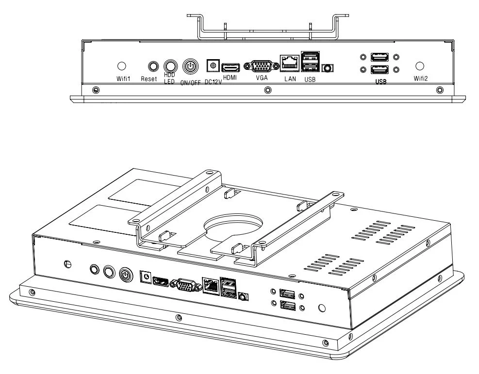 10.1&quot; Touch All in One PC with Fingerprint Recognition Module