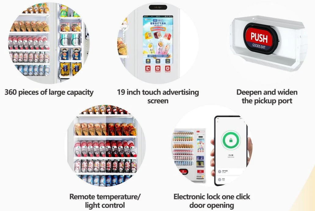 Vendlife Brand New Trend Large Capacity Vending Machine for Foods and Drinks