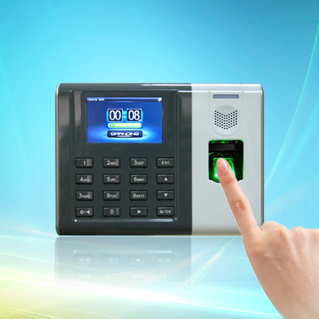 (GT-100) Biometric Fingerprint Time Clock Recorder Time Attendance Machine