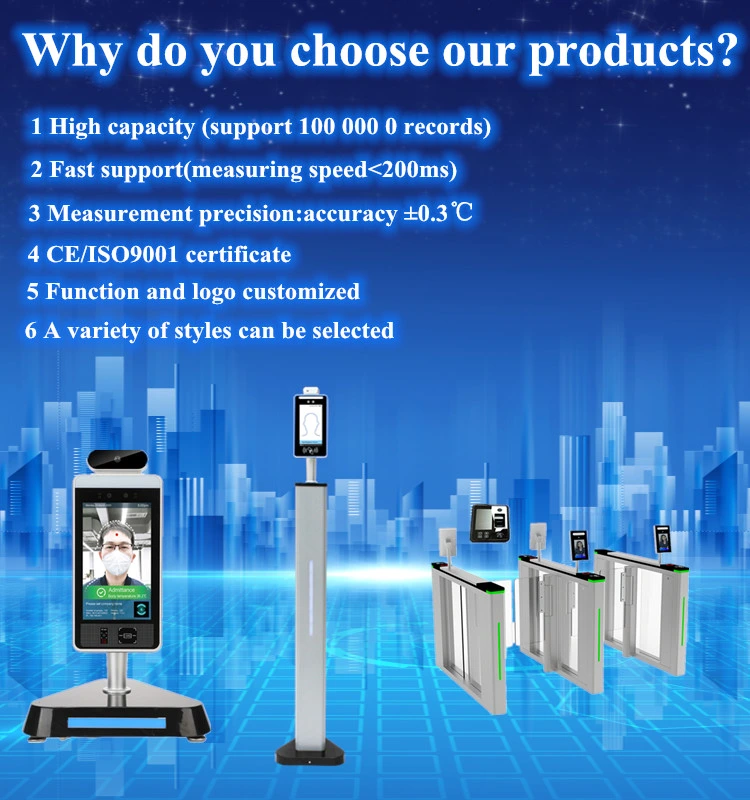 Thermal Scanner Face Recognition Temperature Detection