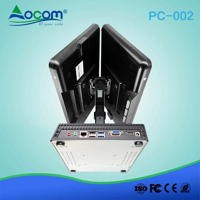 Qr Code Scanner Visitor Management Face Recognition Biometric Machine