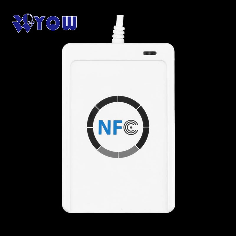 White NFC ACR122u RFID Smart Card Reader and Writer