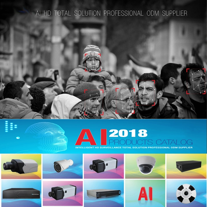 4K Starlight Ai Facial Recognition CCTV Artificial Intelligence Face Camera