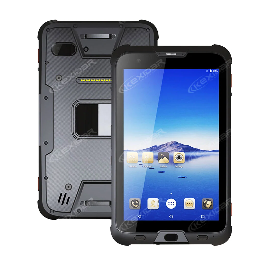 Professional Rugged Tri-Proof IP67 10.1 Inch Android 4G Tablets with Mt6762 Octa-Core CPU, Dual SIM Card, NFC, Bt, Fingerprint, WiFi, Government, Police Use