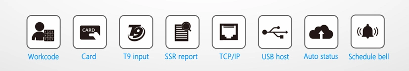 (T8/ID) SSR Software Standalone Simple Fingerprint Attendance Device