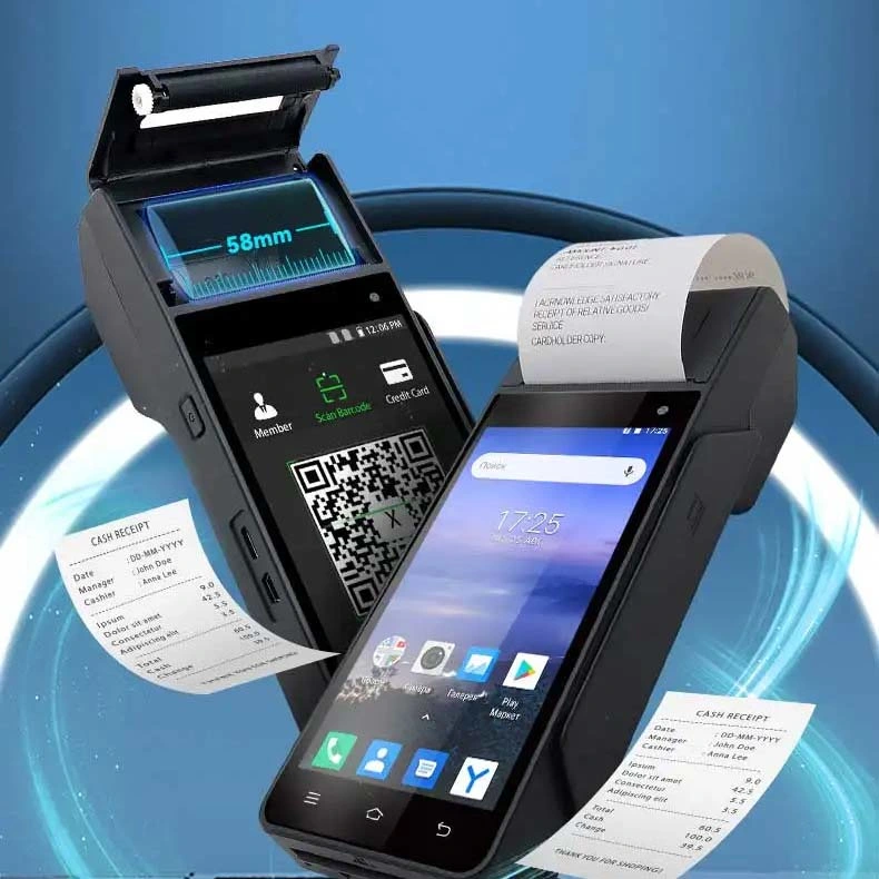 OEM Biometric Fingerprint Android WiFi 4G Bank Card Reader POS Mobile ATM POS Machine Z90