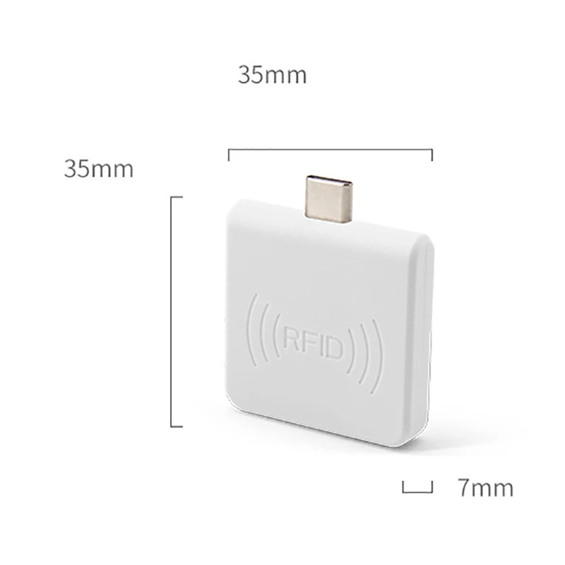 Type C Android Smartphone RFID Reader 125kHz USB RFID Card Reader