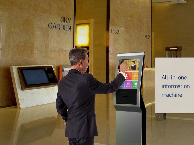 Indoor Self Inquiry Kiosk Digital Information Kiosk Queuing System Machine