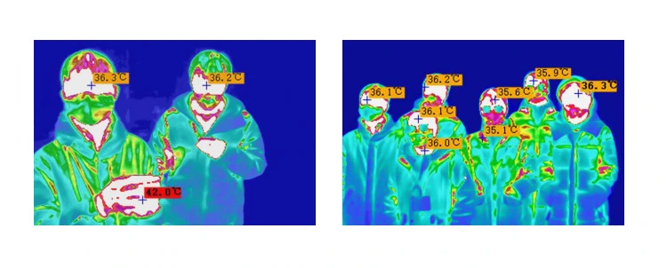No Contact IR Infrared Thermal Imaging Scanner with Ai Face Recognition for The Large Flow of People