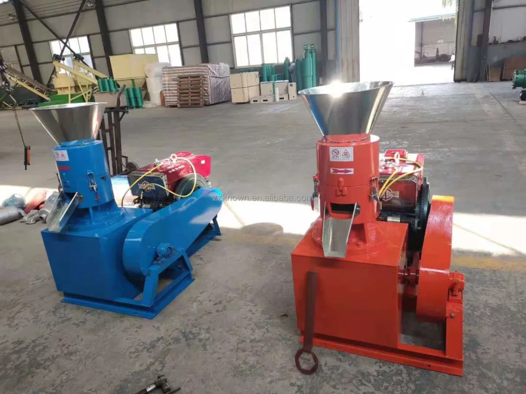 200-250kg/H Diesel Wood Pellet Making Machine Flat-Die Sawdust Biomass Fuel Pellet Mill Machine