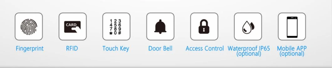 Biometric Fingerprint Door Access Control Support IC/ID Card