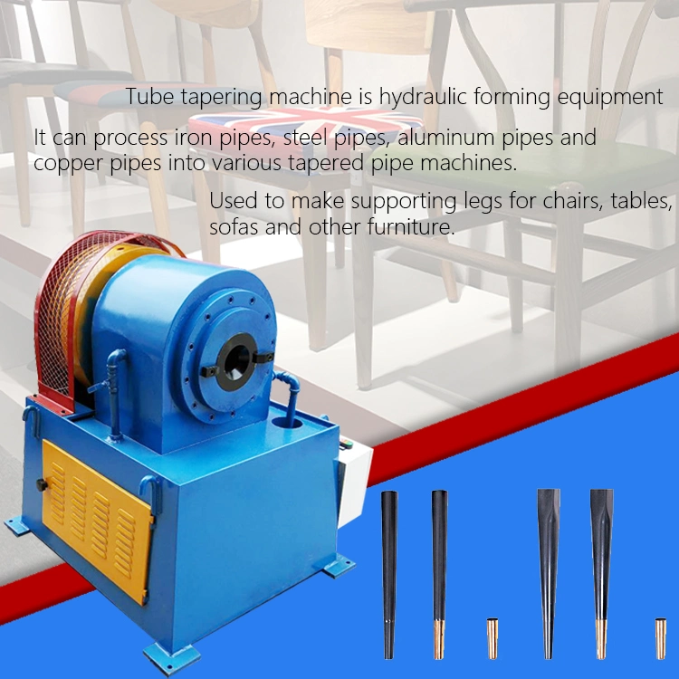 Metal Tube Pipe Tapering Swaging Machine Furniture Legs Making Machine