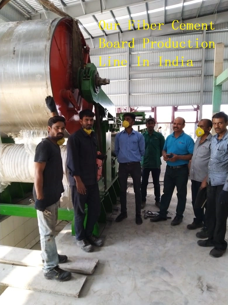 Worker Assistance and Explanation During Installation Fibre Cement Sheet Machine