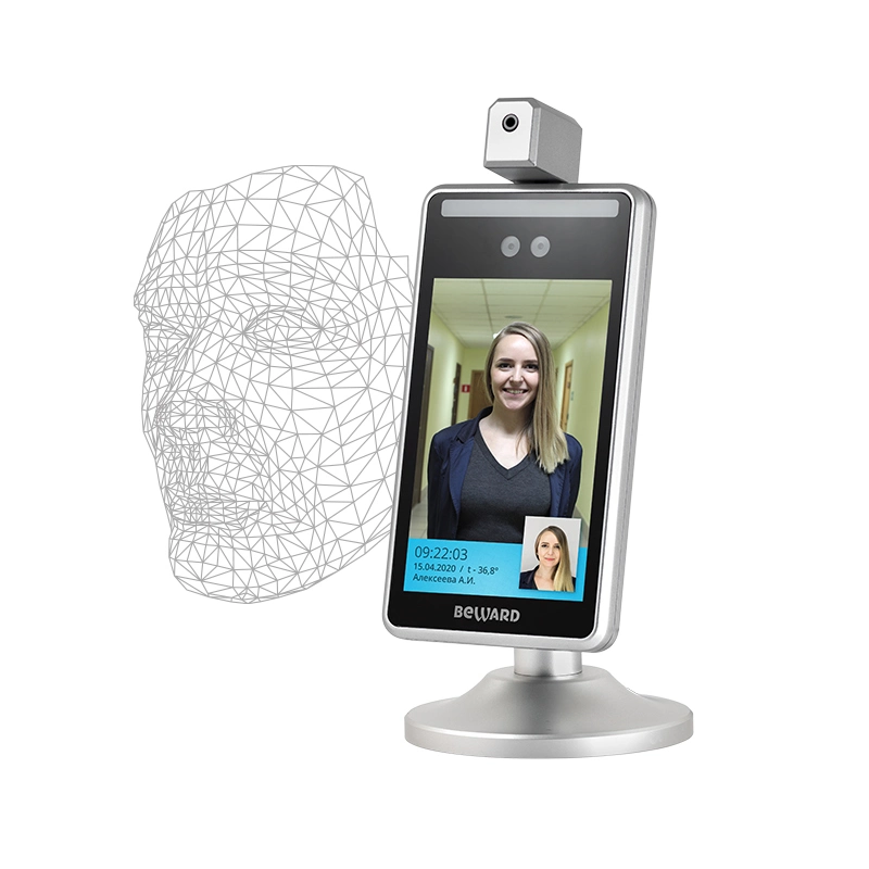 Facial Recognition Device Body Live Face Access Control Temperature Measuring