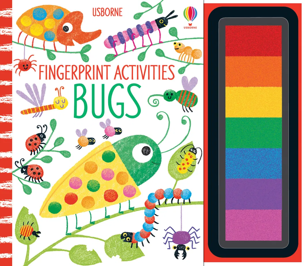 Interesting Children Fingerprint Activity Book About ABC Learning