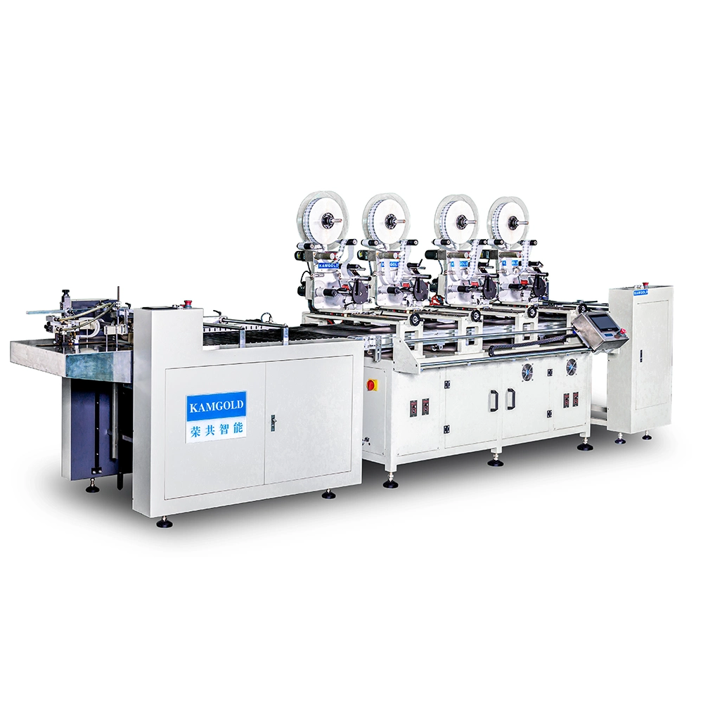 High Accuracy Automatic 4-Head RFID Labeling Machine for Paper Sheet