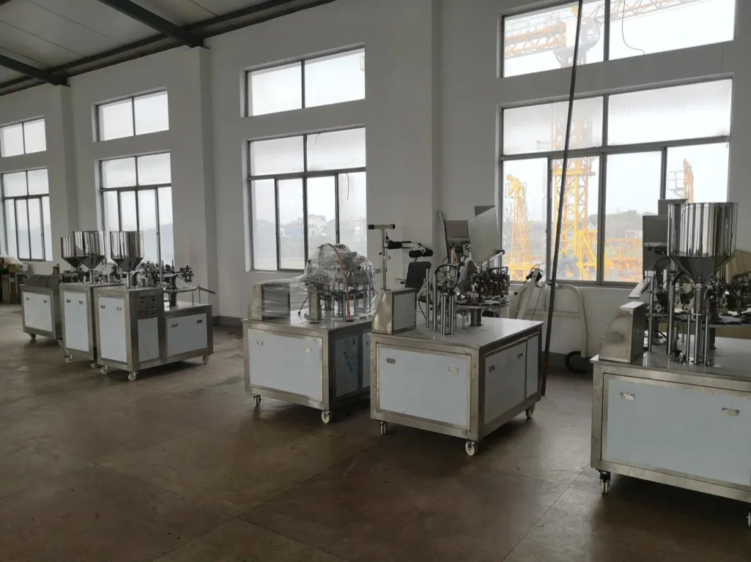 Automatic Paste Cosmetic Cream Facial Hand Cream Toothpaste Ointment Food Glue Tube Filling Sealing Machine Customized Factory Automation Equipment