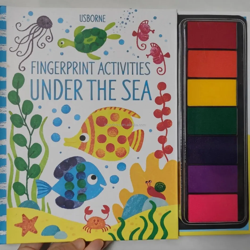 Children Coloring Book Fingerprint Painting Book for Kids