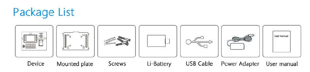 Internal Camera RFID Card and Fingerprint Time and Attendance Device (TFT900)